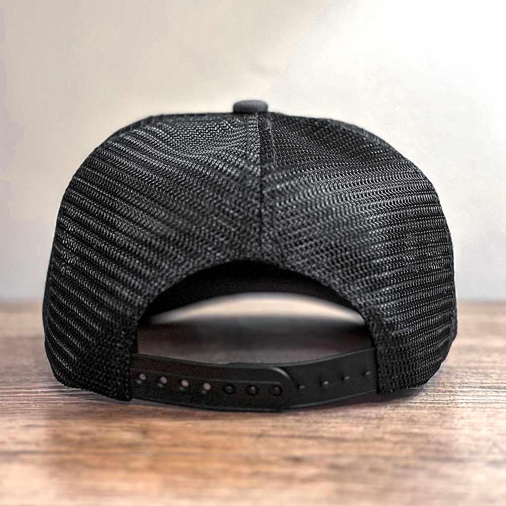 Grey/Black Bone Circle Frog Hat