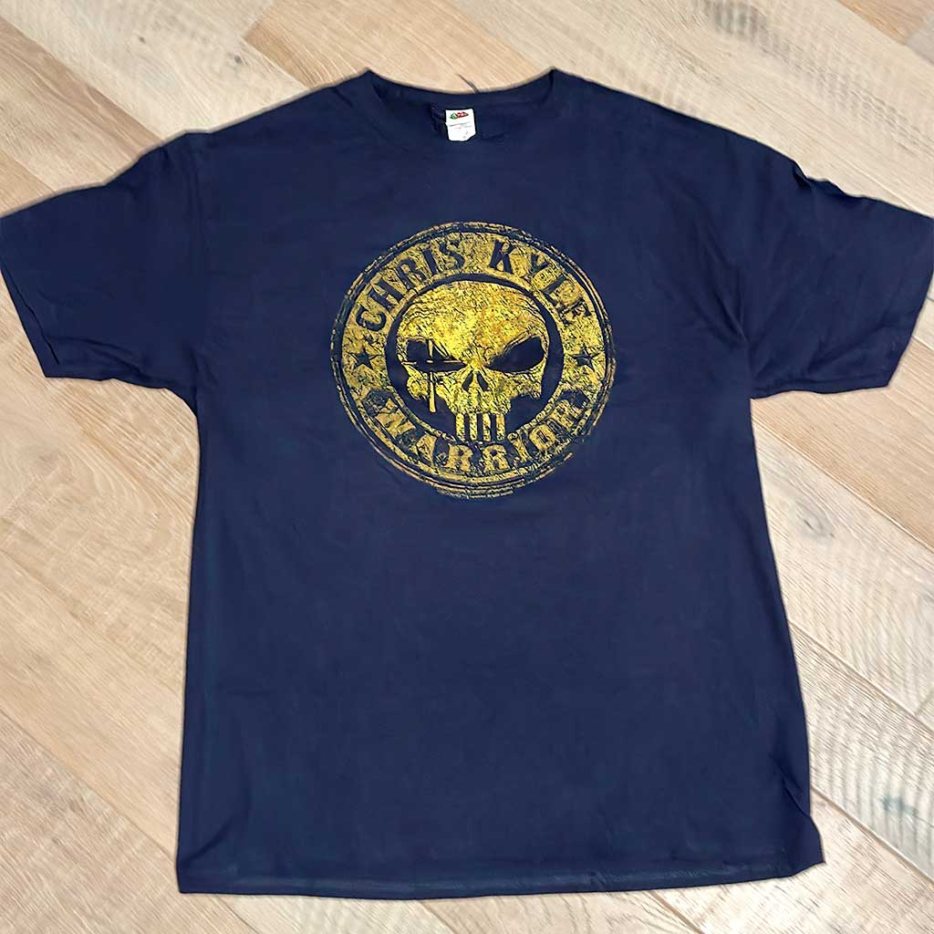 Navy/Gold CK Warrior Skull Shirt