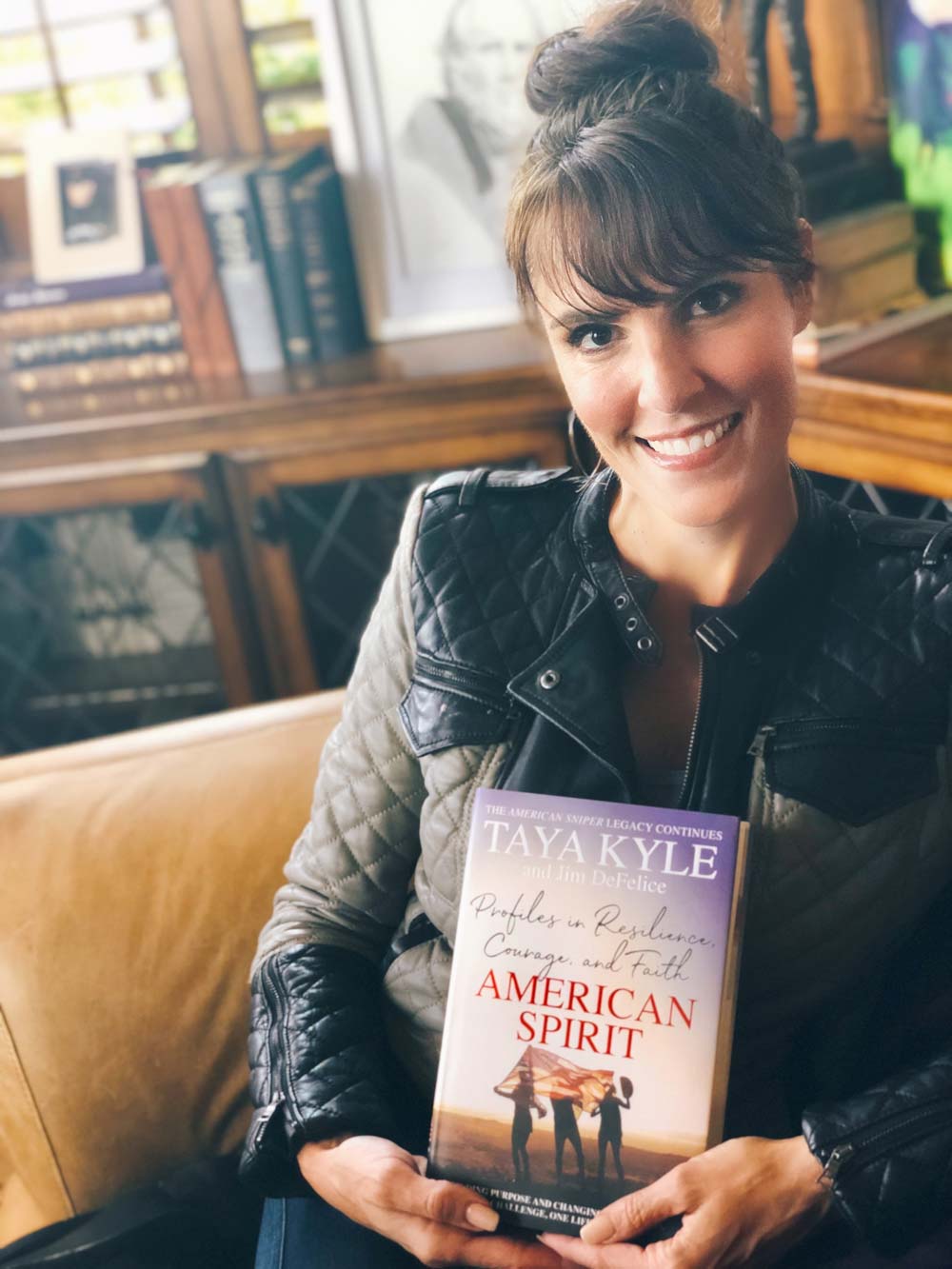 Taya Kyle and her American Spirit Book
