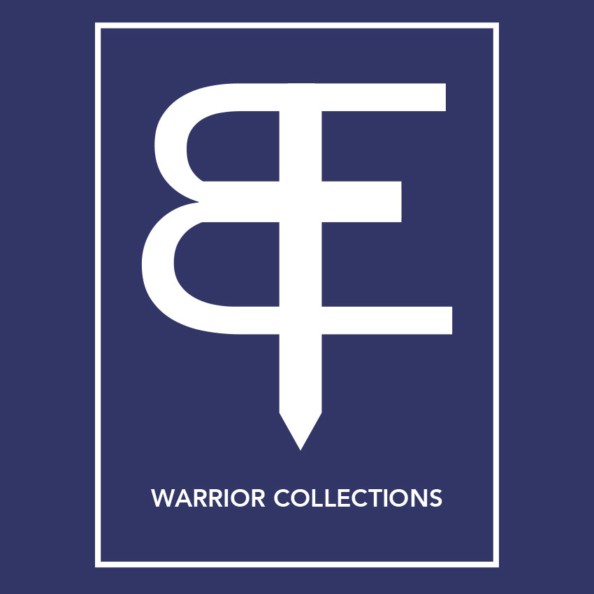 warrior collections logo on navy