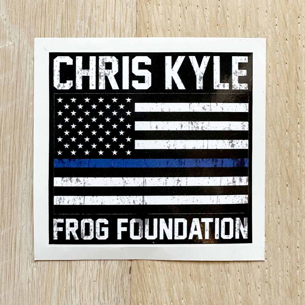 Chris Kyle American Flag Skull Decal (2-Pack) – Patriotic Vinyl Sticker
